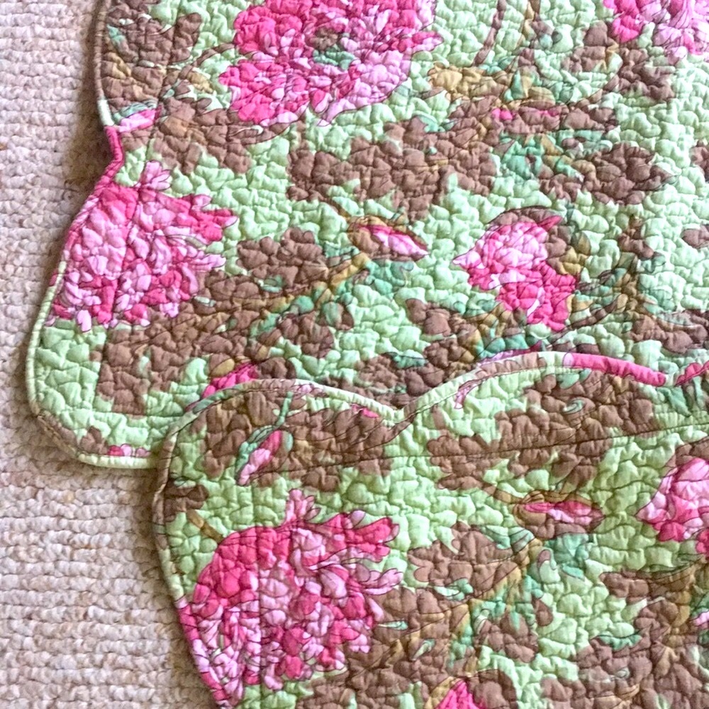 Set/2 Quilted Pillow Shams - Picture 3 of 5